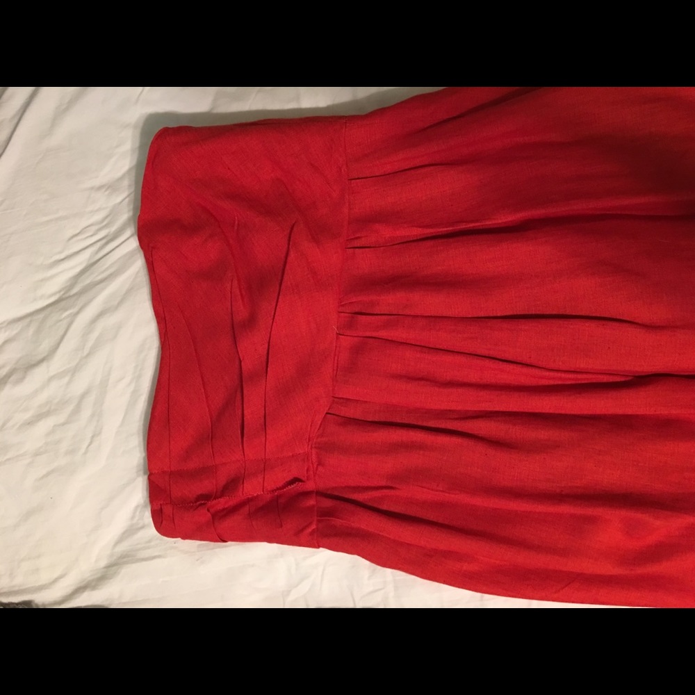 Vera Wang Linen Party Dress